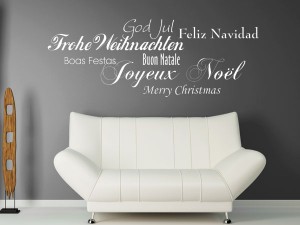 Wandtattoo Weihnachtsdeko | Wandgestaltung.com